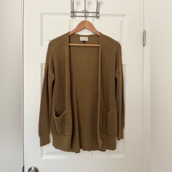 Universal Thread | Sweaters | Universal Thread Olive Green Openfront ...